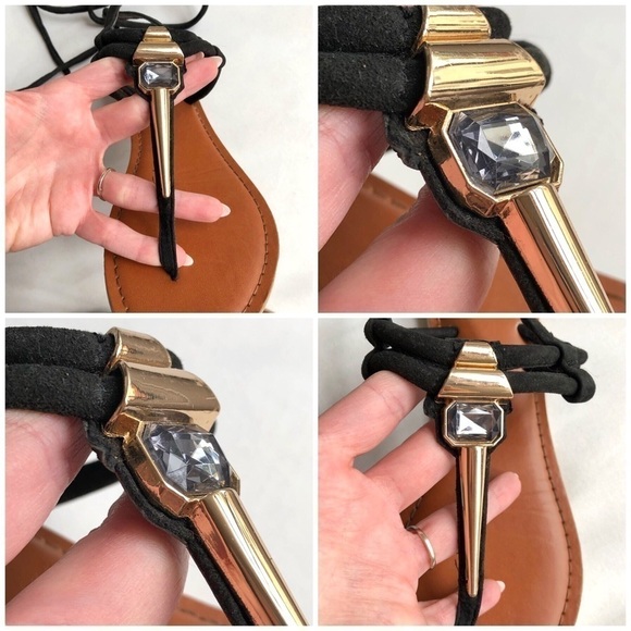 ASOS Fix It Embellished Tie Up Sandals - Picture 8 of 8